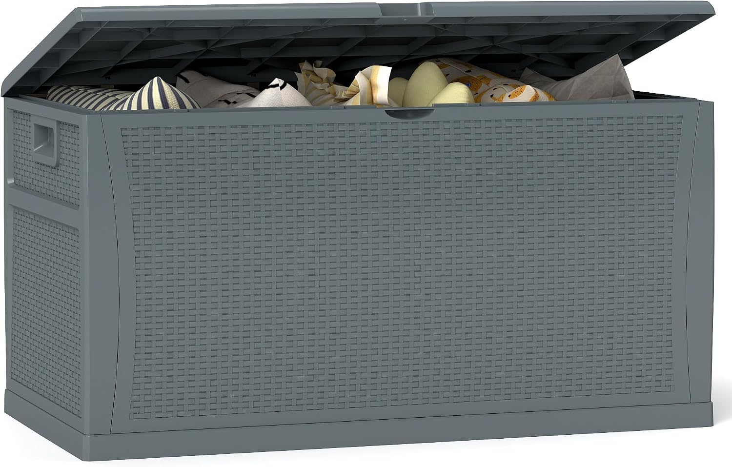 Outdoor Furniture Resin - 100 Gallon Resin Deck Box Waterproof