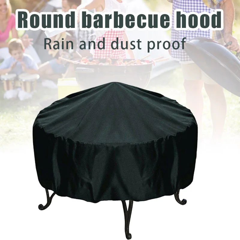 Outdoor Furniture Weatherproof - Fire Pit Cover Round Brazier Stove