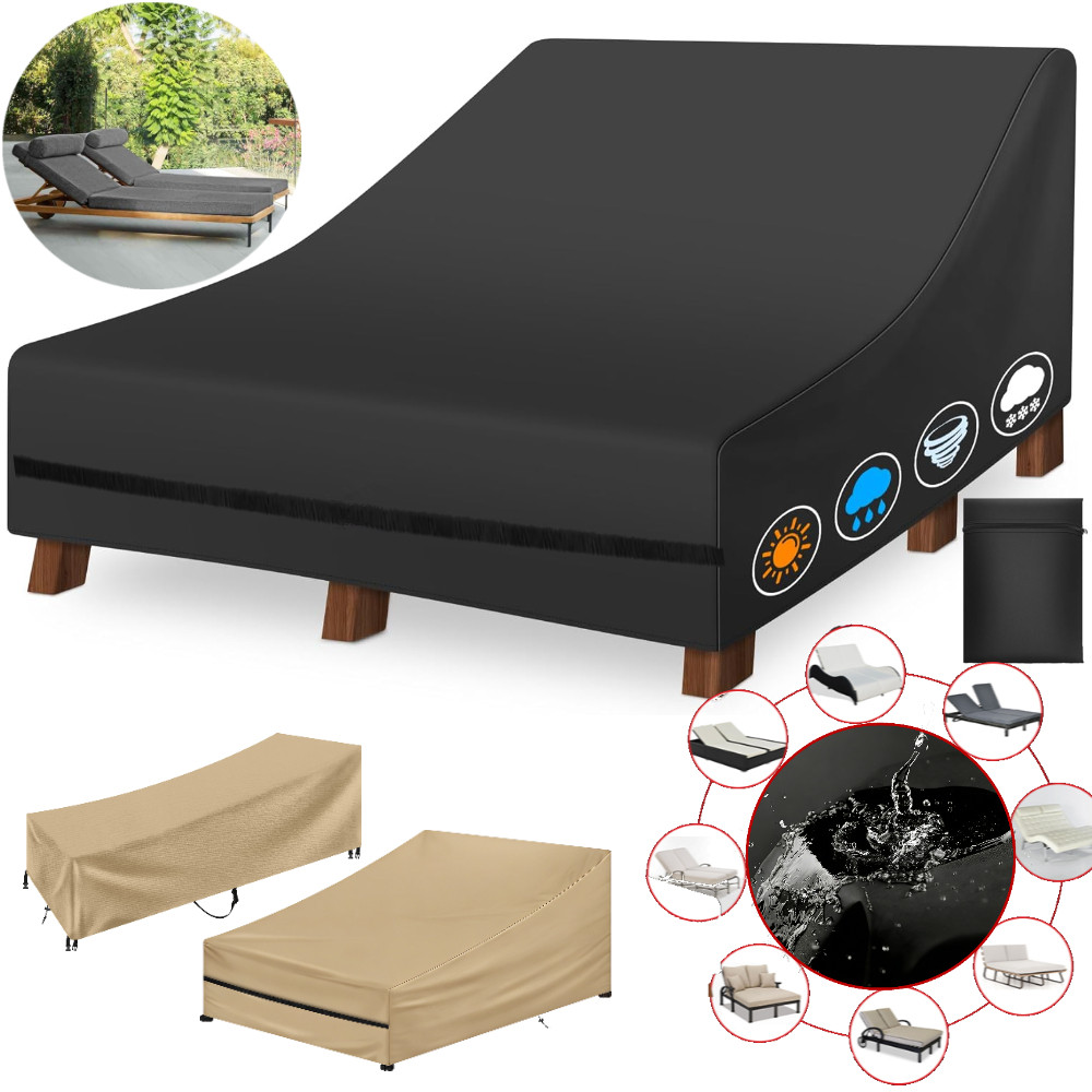 Outdoor Furniture Weatherproof - Waterproof Double/Single Wide Patio Chaise Lounge