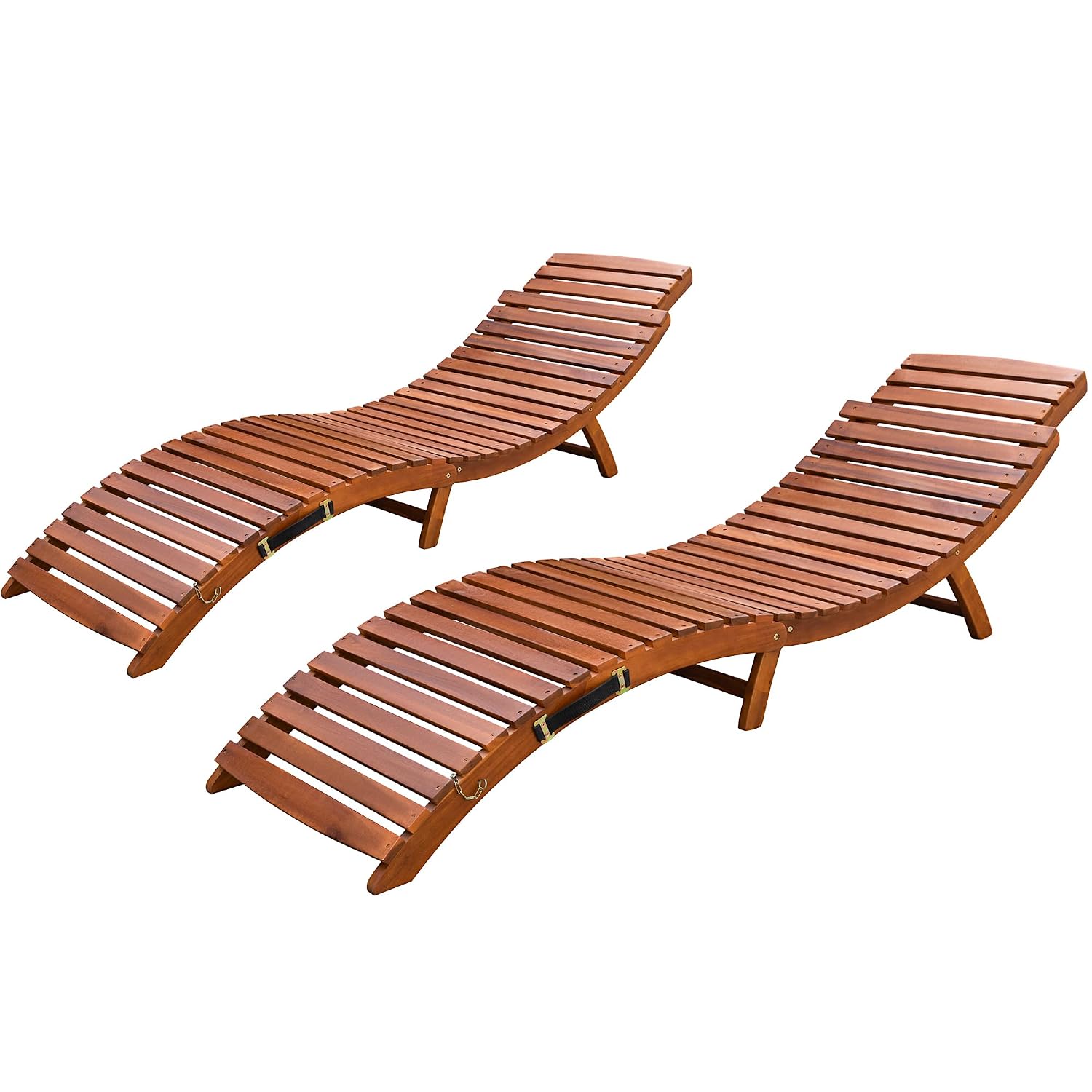 Outdoor Furniture For Pool - Acacia Wood Folding Lounge Chair Outdoor