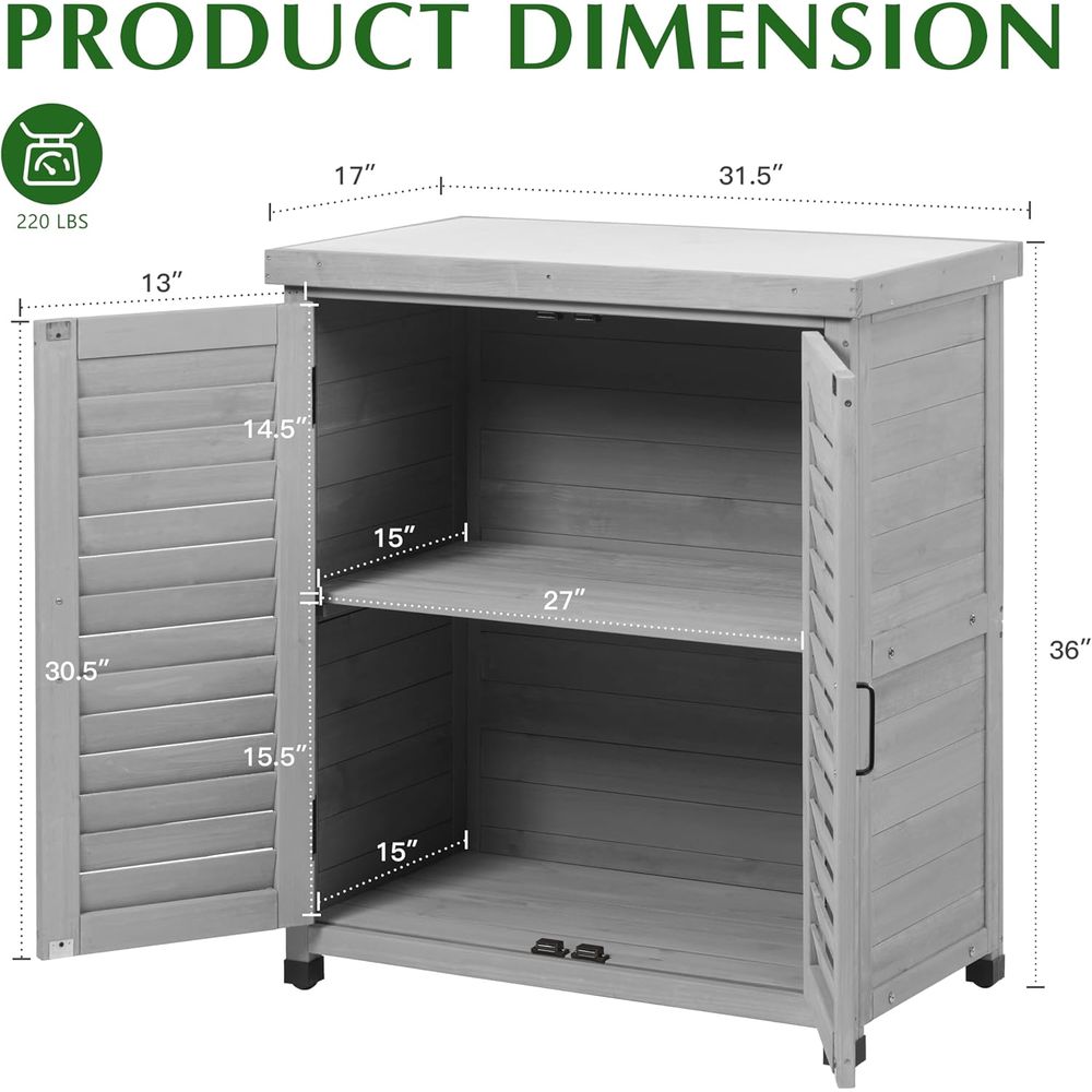 Outdoor Storage Cabinet & Pott - Outdoor Furniture Bench review and price