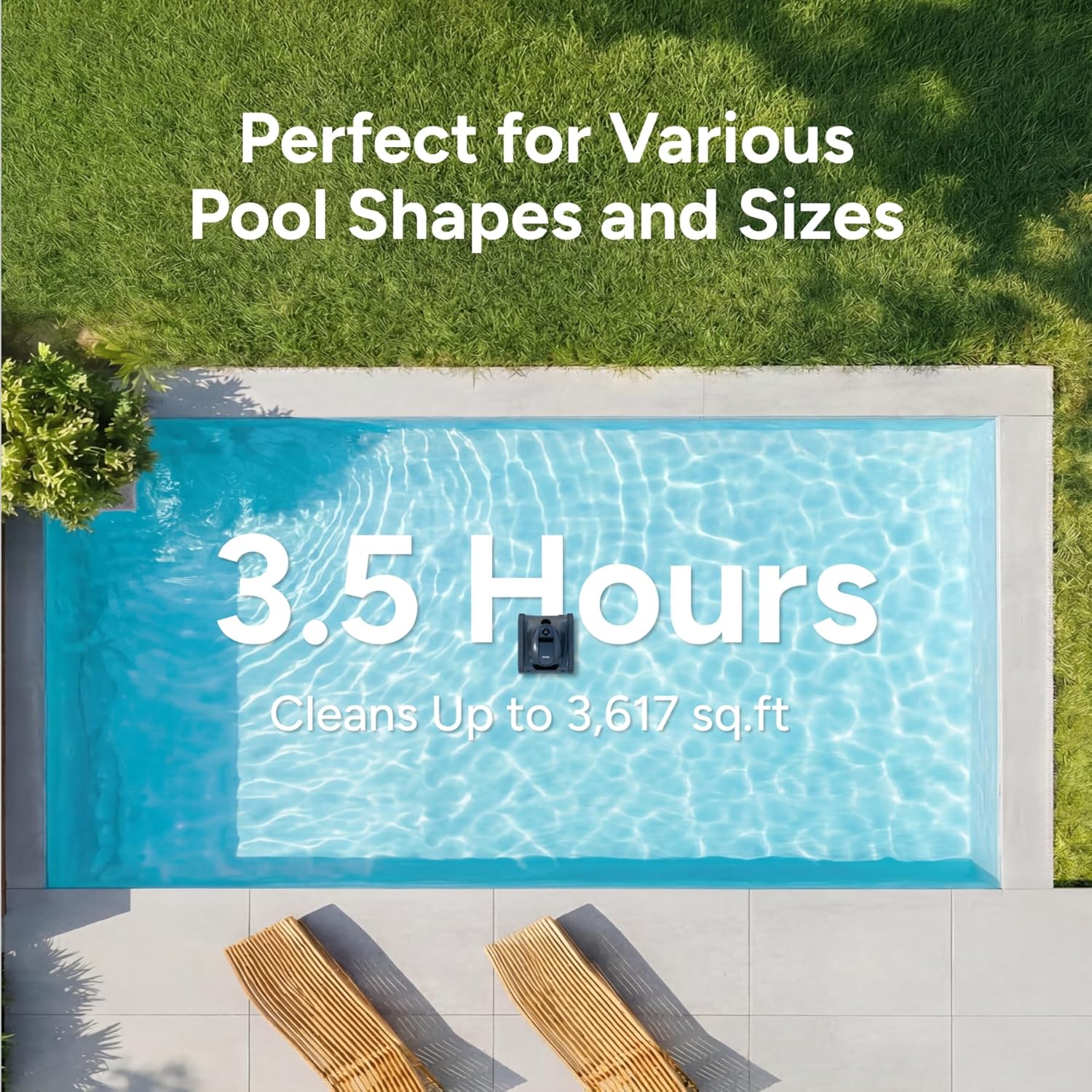 Robotic Pool Cleaner KN Series - Outdoor Furniture For Pool review and price