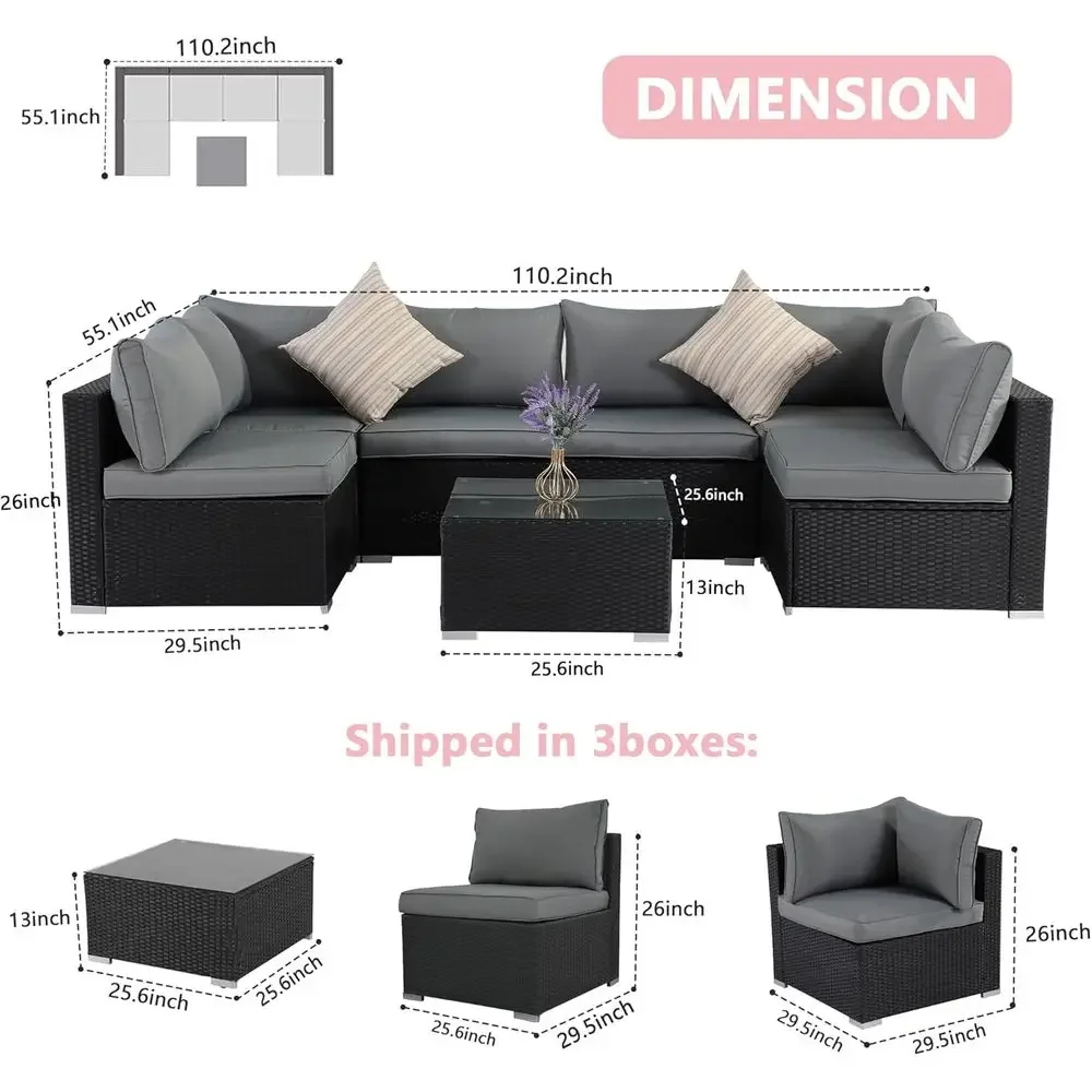 All-Weather Outdoor Wicker Sec - Outdoor Furniture Grey review and price