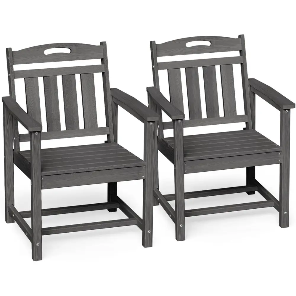 All-Weather HDPE Patio Dining  - Outdoor Furniture Grey review and price