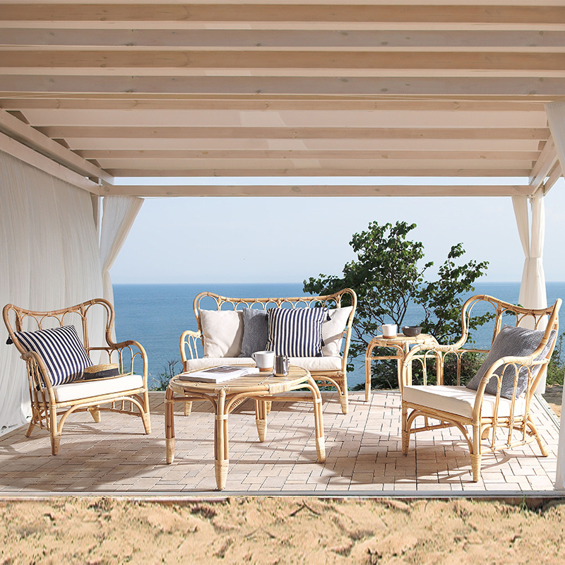 Natural rattan sofa outdoor do - Outdoor Furniture Indonesia review and price