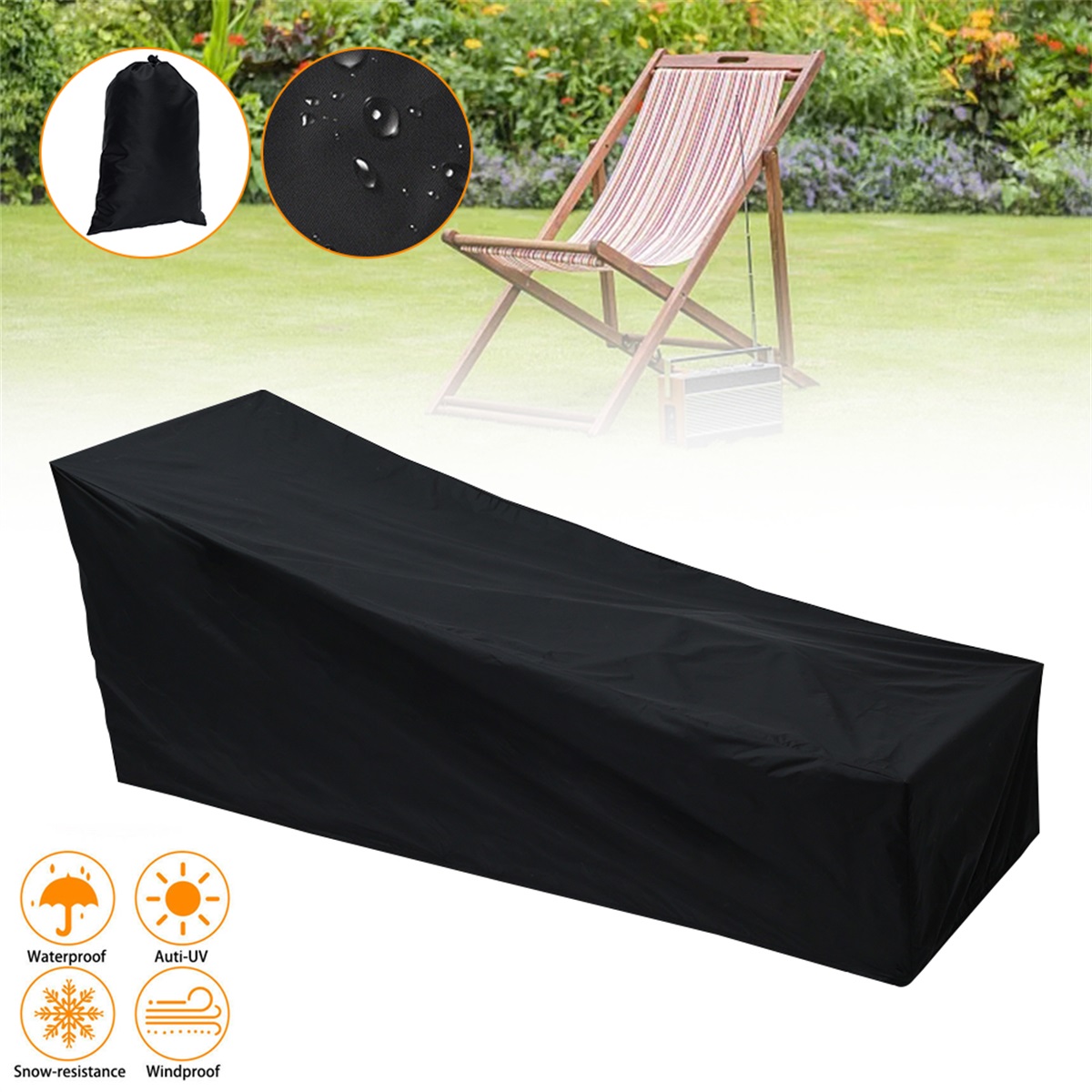 Outdoor Garden Sunbed Cover Su - Outdoor Furniture Weatherproof review and price
