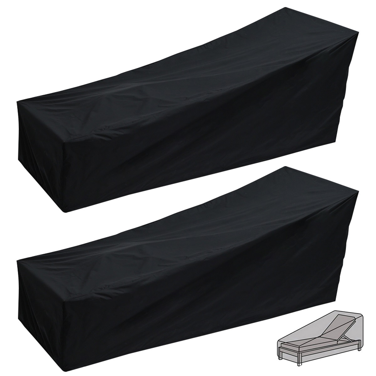 Outdoor Garden Sunbed Cover Su - Outdoor Furniture Weatherproof review and price