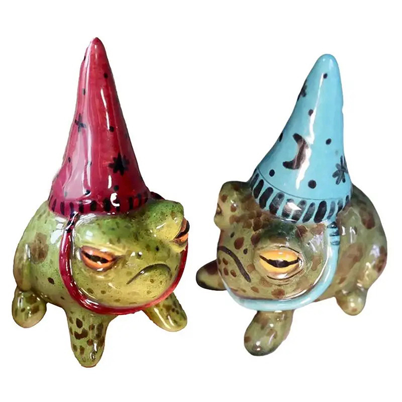 Witch Hat Little Frog Statue R - Outdoor Furniture Resin review and price