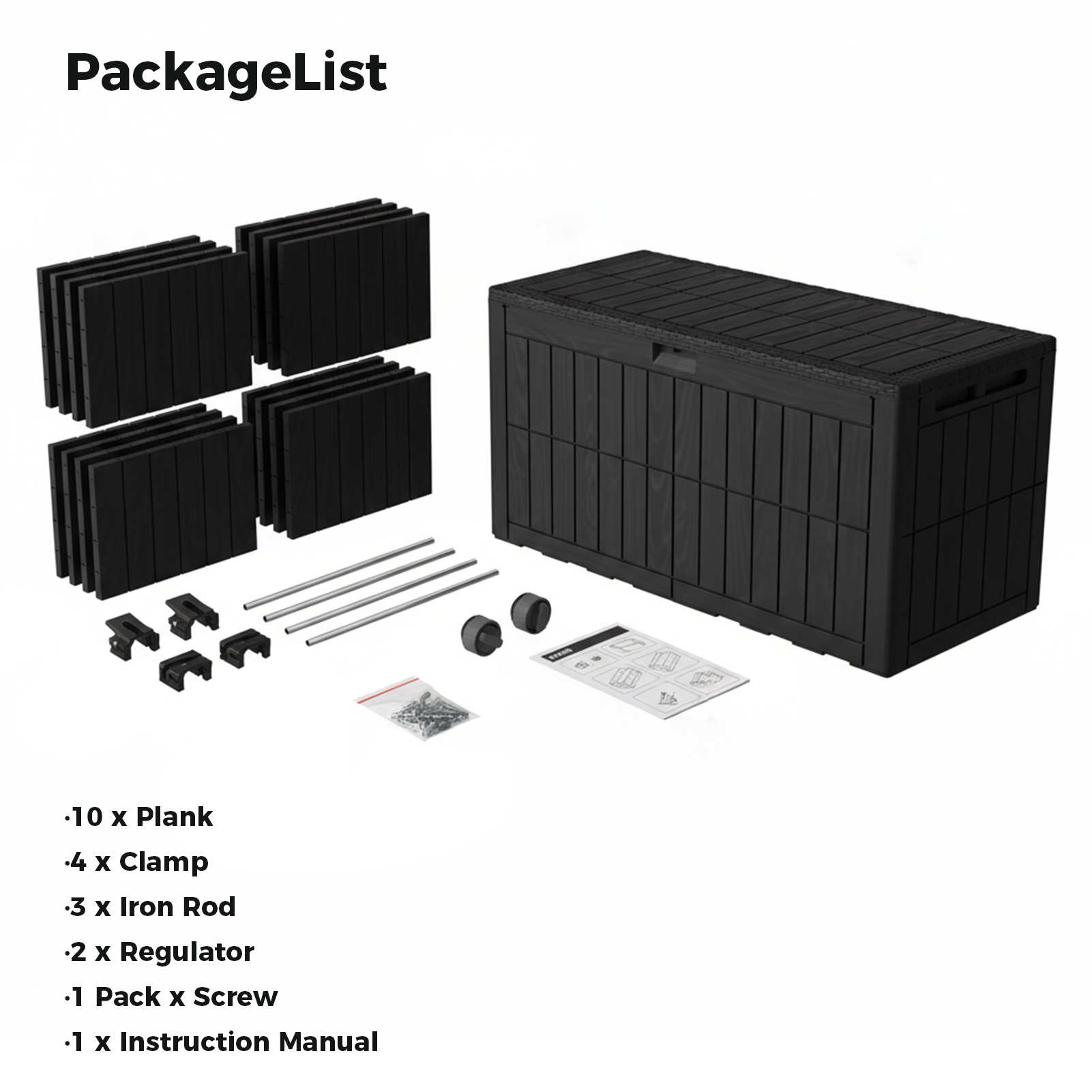 100 Gallon Outdoor Storage Box - Outdoor Furniture Resin review and price