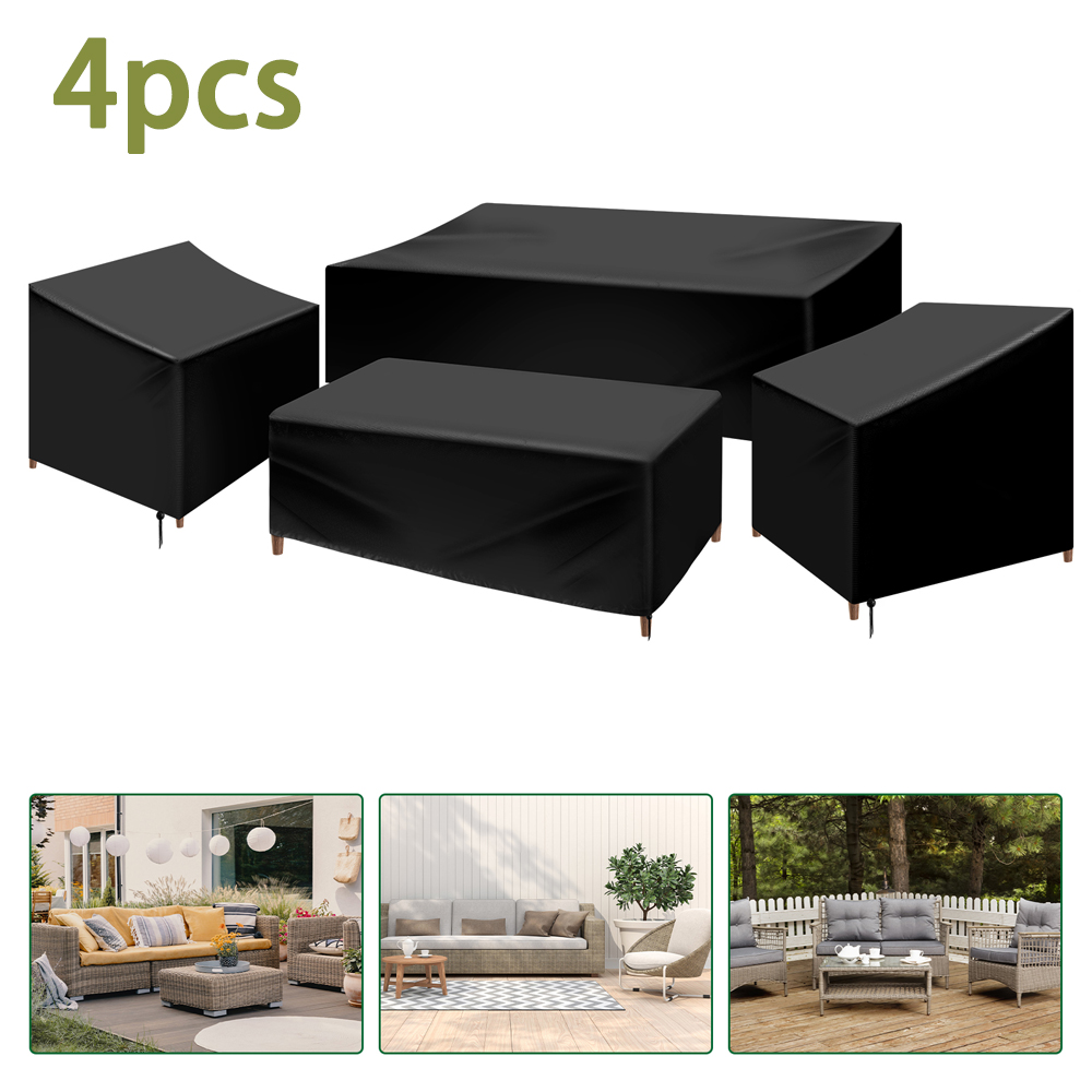4Pcs Patio Furniture Cover Set - Outdoor Furniture Weatherproof review and price