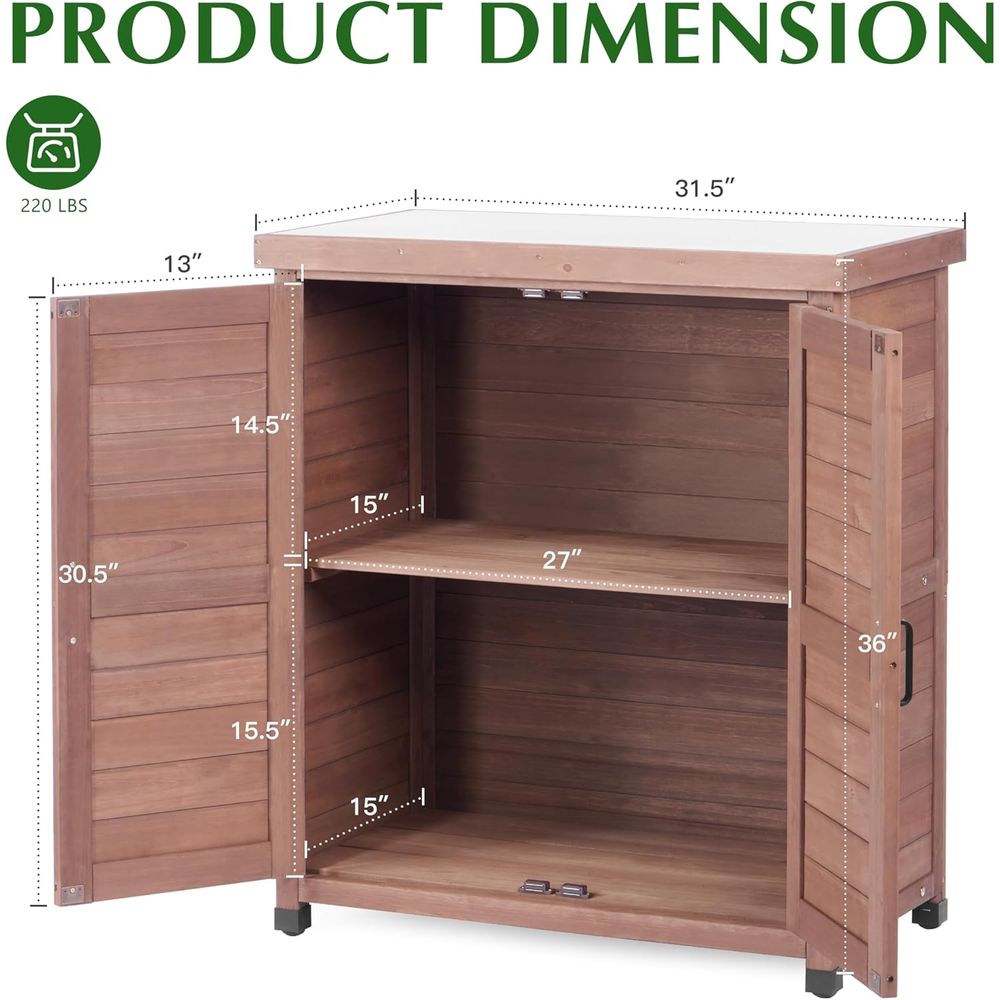Outdoor Storage Cabinet & Pott - Outdoor Furniture Bench review and price