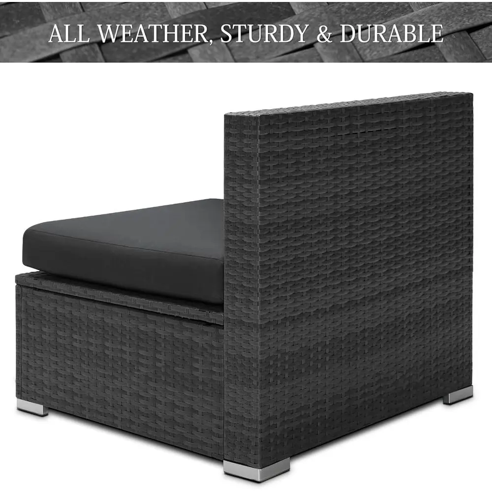 2-Piece Rattan Patio Furniture - Outdoor Furniture Grey review and price