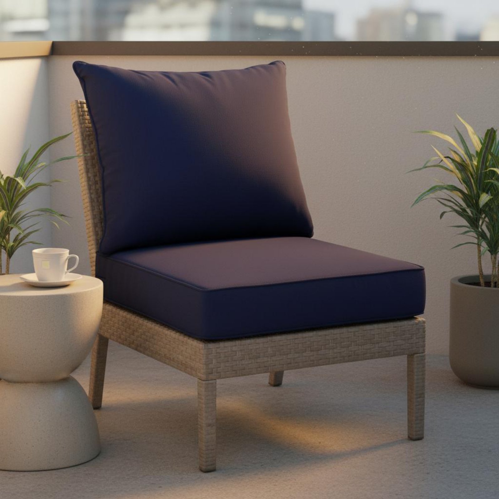 Patio Chair Pad Hidden Closure - Outdoor Furniture Cushions review and price