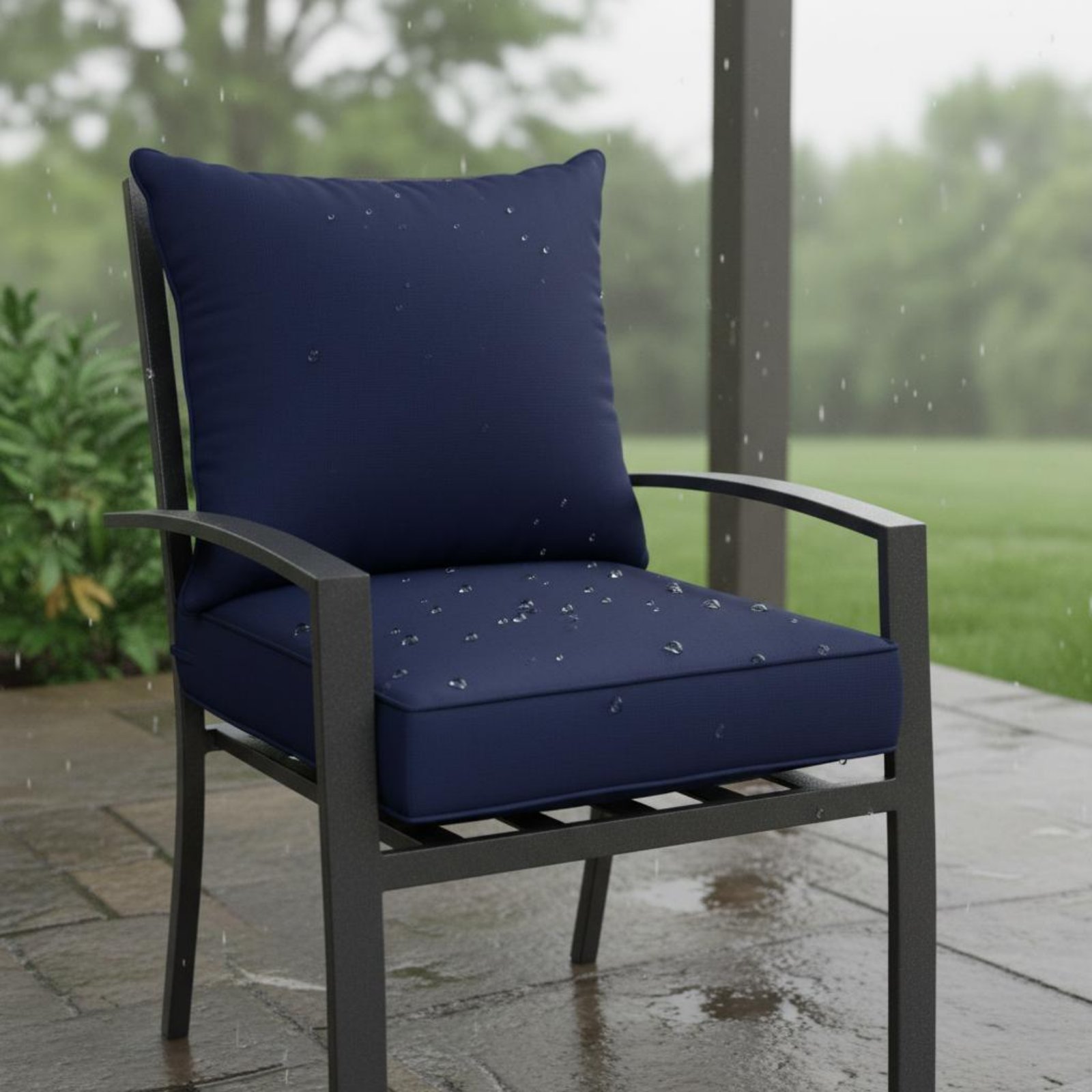 Patio Chair Pad Hidden Closure - Outdoor Furniture Cushions review and price