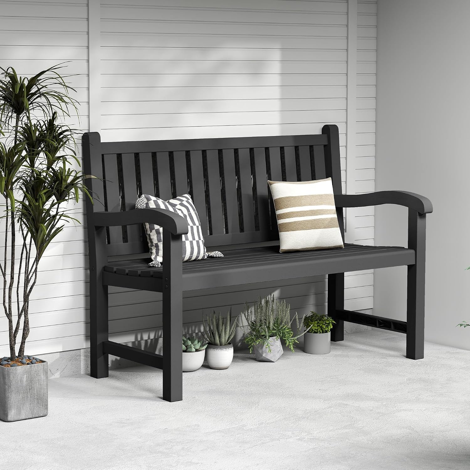 Outdoor Bench 2-Person Resin P - Outdoor Furniture Resin review and price